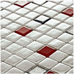 Креативна мозайка от стъклокерамика Millenieum Grazia B-2546 от Betas Glass Mosai , с размер 31.5 x 31.5 см.